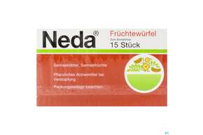 Sie sehen eine Packung Neda Fruechtewuerfel 15st, Produktbild: 01 Neda Fruechtewuerfel 15st, A-Nr.: 0037049 - 01