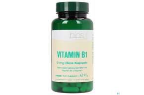 Bios Vitamin B1 3mg 100 Kapseln, A-Nr.: 3893406 - 01