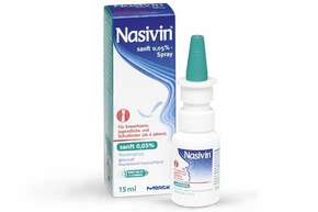 Sie sehen eine Packung Nasivin sanft Nasenspray 0,05%, Produktbild: 01 Nasivin sanft Nasenspray 0,05%, A-Nr.: 4457423 - 01
