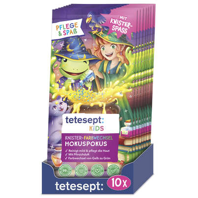 tetesept Kids Knister-Farbwechsel Hokuspokus 45g, A-Nr.: 4405662 - 03