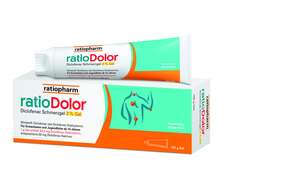 Sie sehen eine Packung ratioDolor Diclofenac Schmerzgel 2 % Gel, Produktbild: 01 ratioDolor Diclofenac Schmerzgel 2 % Gel, A-Nr.: 4982968 - 01