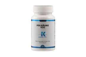 Folsäure 400 Klean Labs Kapseln, A-Nr.: 5598137 - 01