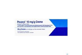 Sie sehen eine Packung Pevaryl Creme 30g, Produktbild: 01 Pevaryl Creme 30g, A-Nr.: 0193559 - 01